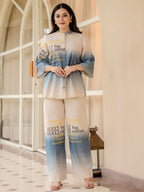 Cotton graphic printed Shirt With Trouser Co-Ords Set