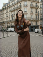 Zummer Embroidered midi Dress