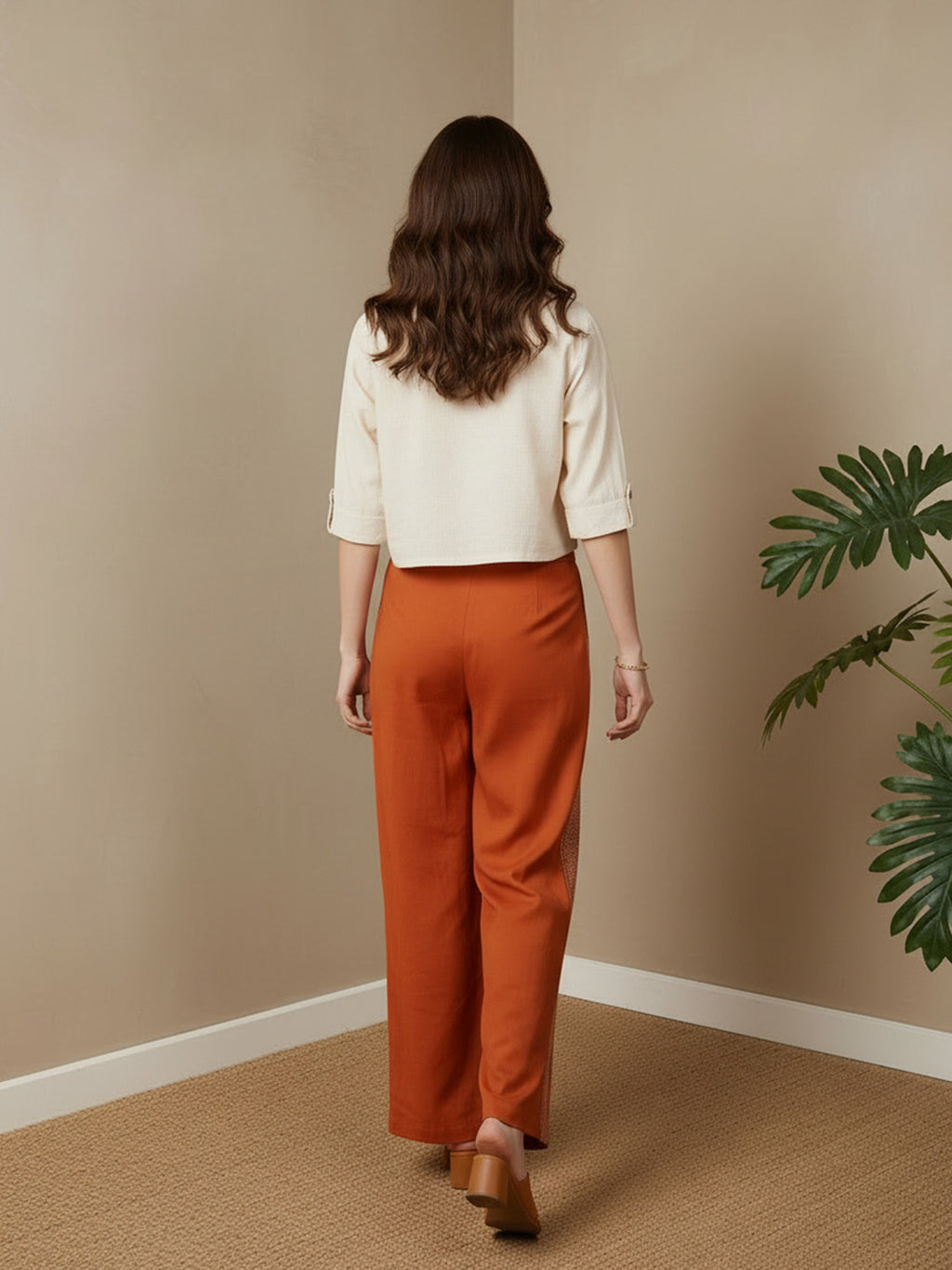Zummer Embroidered Cotton Co-Ord Set