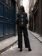 Cotton Embroidered Shirt With Palazzos Co-Ords Set