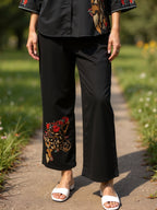 Cotton Embroidered Shirt With TrouserCo-Ords Set