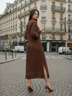 Zummer Embroidered midi Dress