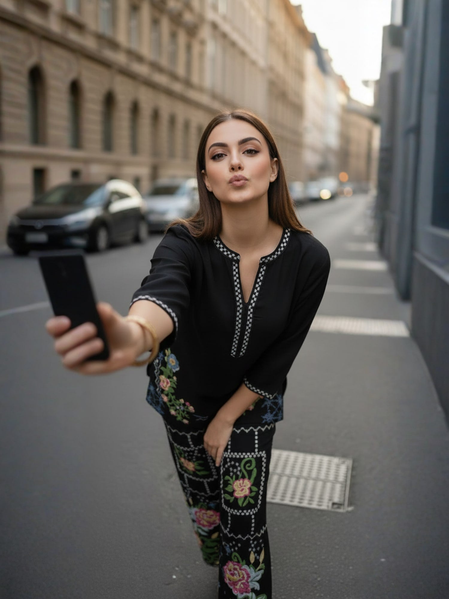 Zummer Embroidered Co-Ords Set