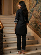 Cotton Embroidered Shirt With TrouserCo-Ords Set