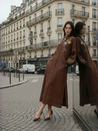 Zummer Embroidered midi Dress