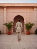 Cotton Embroidered Shirt With TrouserCo-Ords Set