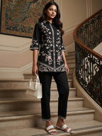 Cotton Embroidered Shirt With TrouserCo-Ords Set