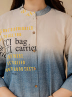 Cotton graphic printed Shirt With Trouser Co-Ords Set