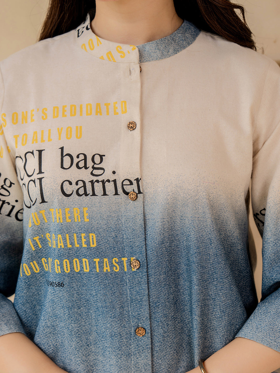 Cotton graphic printed Shirt With Trouser Co-Ords Set