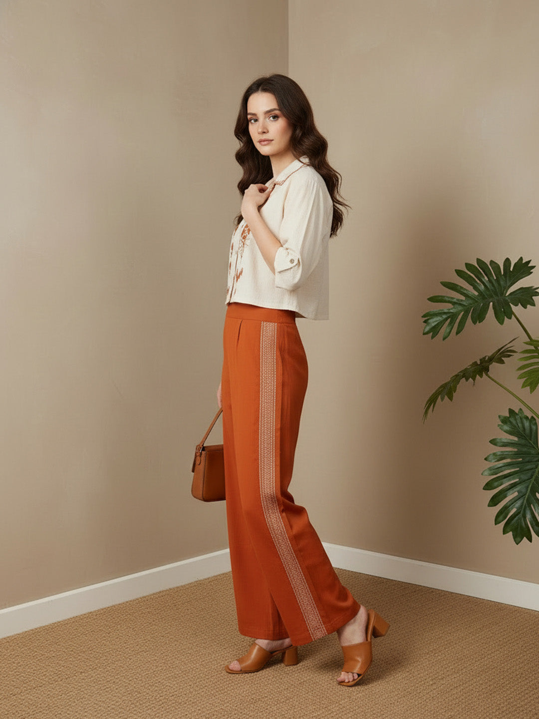 Zummer Embroidered Cotton Co-Ord Set