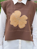 Zummer Coffee Brown Appliqué Jacket Co-Ord Set for Women