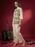 Zummer Hand-Painted Cotton Co-Ord Set