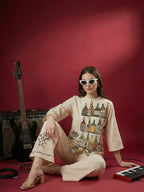 Zummer Hand-Painted Cotton Co-Ord Set