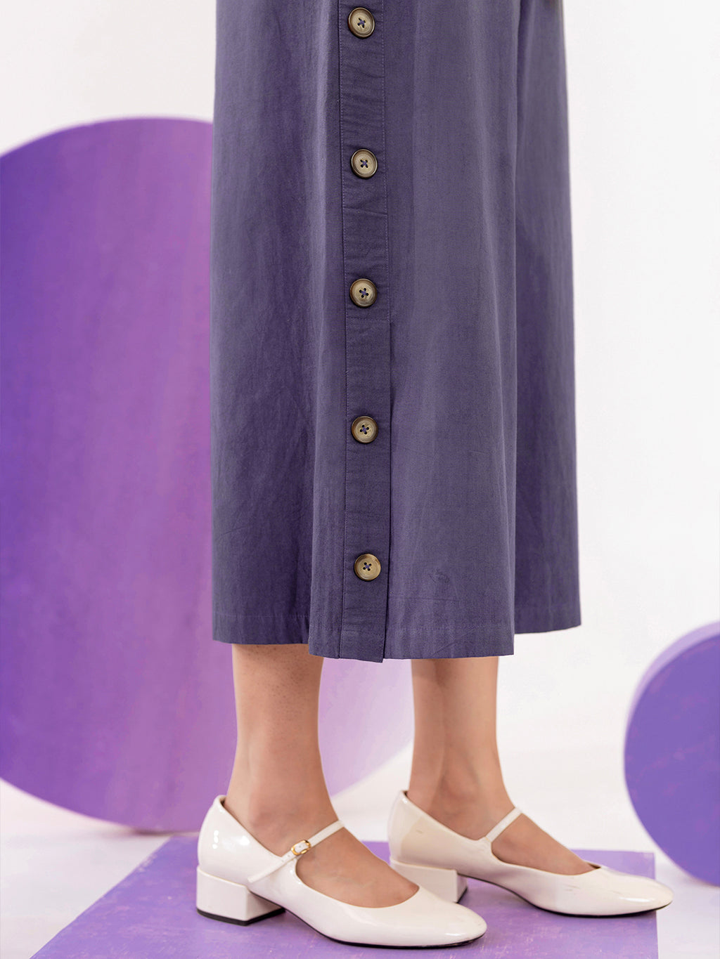 Cotton Top With Palazzos Co-Ords Set