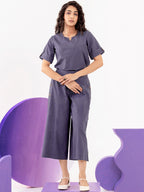 Cotton Top With Palazzos Co-Ords Set