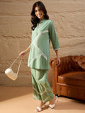 Cotton Tunic With Trouser Co-Ords Set