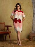 Zummer Women Multi Colour Pure Cotton Top & Skirt Co-Ord Set