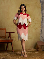 Zummer Women Multi Colour Pure Cotton Top & Skirt Co-Ord Set