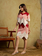 Zummer Women Multi Colour Pure Cotton Top & Skirt Co-Ord Set