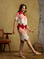Zummer Women Multi Colour Pure Cotton Top & Skirt Co-Ord Set