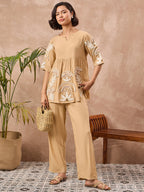 Embroidered Tunic and Trouser Lounge wear