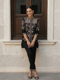 Zummer Women Black Embroidered Pure Cotton Co-Ord Set