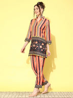 Striped Print Co-Ords Set