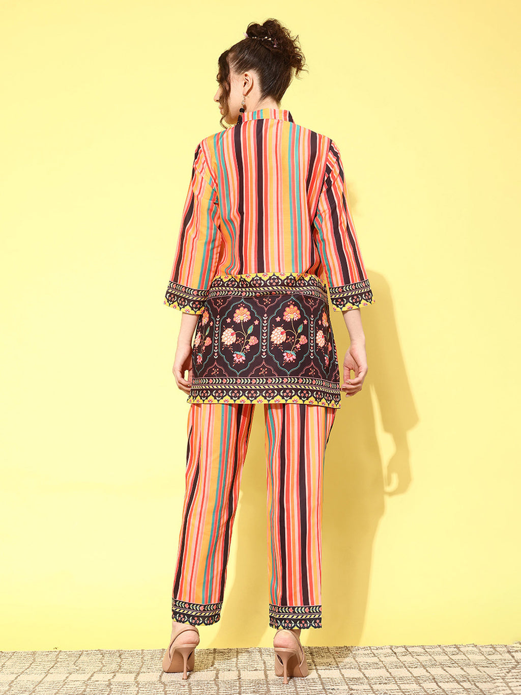 Striped Print Co-Ords Set