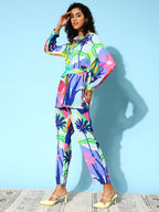 Multi  Floral  Printed Co-Ords Set