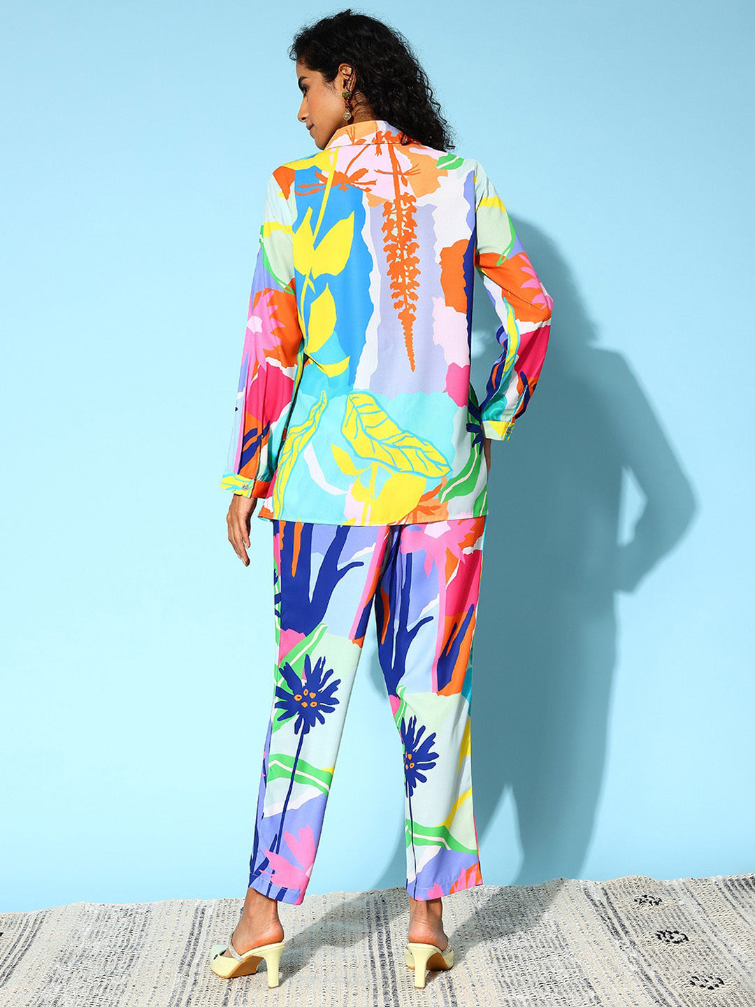 Multi  Floral  Printed Co-Ords Set