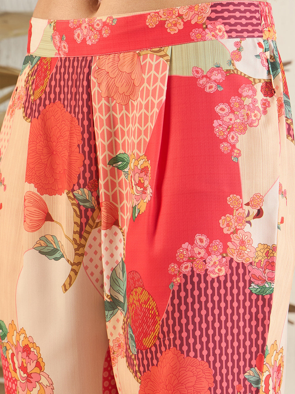 Multi Collar Embellished Co-Ords  Set