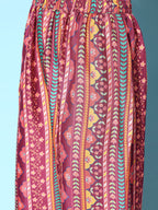 Wine Floral Printed Co-Ords  Set
