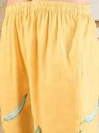 Yellow Embroidered Co-Ords Set