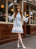 Zummer Women White Embroidered Cotton Dress