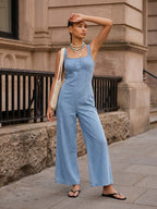 Zummer Blue Denim Jumpsuit
