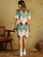 Zummer Women Multi Colour Pure Cotton Top & Skirt Co-Ord Set