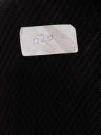 Black Rib Lace Insert Detail Top