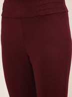 Burgundy Roma Slim Fit Jeggings