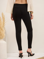 Black Roma Slim Fit Jeggings