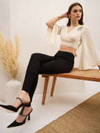 Black Roma Slim Fit Jeggings