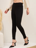 Black Roma Slim Fit Jeggings
